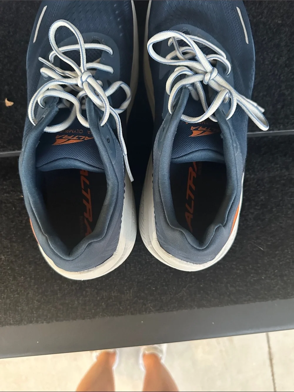 Altra Men's Navy Running Shoes with Orange Accent 11.5